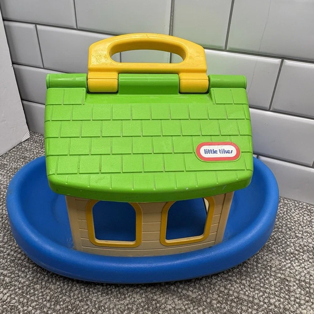 Little Tikes VTG Ark With Animals Noah Bathtub Pool Fun Great‎ Find